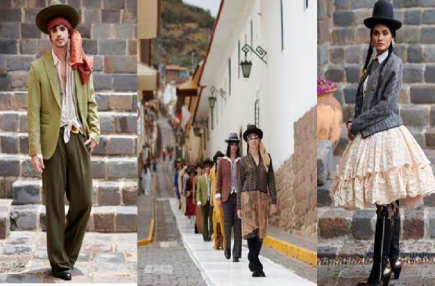 Diseñador peruano presentó su colección Alta Moda 2024 en Cusco